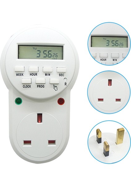 Adet Soket 13A Ingiliz Standart Döngü Zamanlayıcı Anahtarı Hong Kong Zamanlama Dönüşüm Et, Ingiltere Tak (Yurt Dışından) modelleri