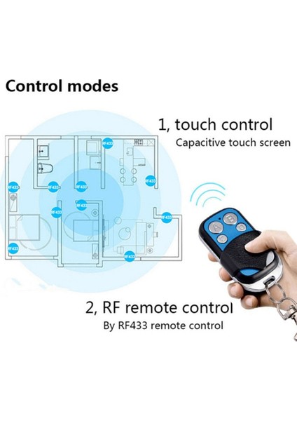 Ab Standardı Akıllı Uzaktan Kumanda Anahtarı 2 Gang 1 Yollu Ev Duvar Lambası Dokunmatik Sensör Anahtarı Rf 433MHZ Uzaktan Işık Anahtarı 220V (Yurt Dışından) indirimleri