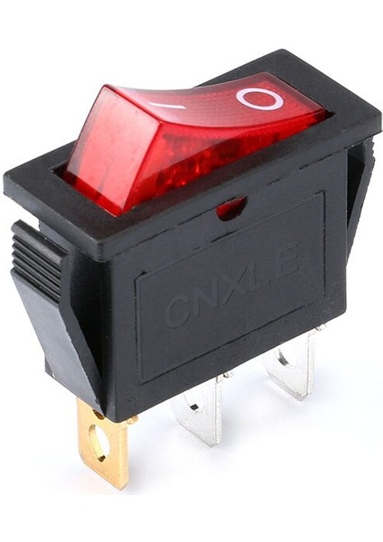 Adet Kcd3 Açma-Kapama 3pin Rocker Anahtarı 16A / 250V Yeşil Kırmızı Işıklar 16A/20A 250V/125VAC (Yurt Dışından) fiyatları
