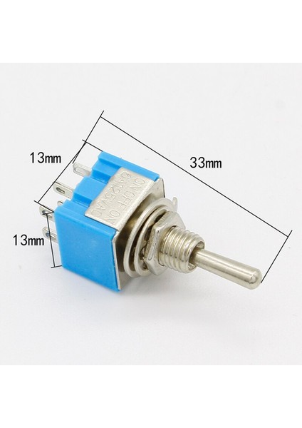Terfi! 5 Adet 3 Pozisyon 2P2T Dpdt On-Off-On Minyatür Mini Geçiş Anahtarı (Yurt Dışından) modelleri