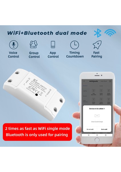 Smatrul - Wifi Kablosuz Akıllı Anahtar - Zamanlayıcı Kesici Kontrolü - Alexa Google Home Için Ses Kontrolü (Yurt Dışından) fiyatları