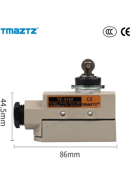 Mühürlü Limit Anahtarı No Nc 380V Metal Silindir Sıfırlama Anlık Seyahat Anahtarı IP65 Su Geçirmez TZ-6102 Yüksek Kalite (Yurt Dışından) fiyatları