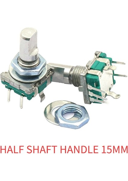 Adet Erik Kolu 15MM 20MM Döner Kodlayıcı Kodlama ANAHTARI/EC11/5 Pinli Anahtar ile Dijital Potansiyometre (Yurt Dışından)