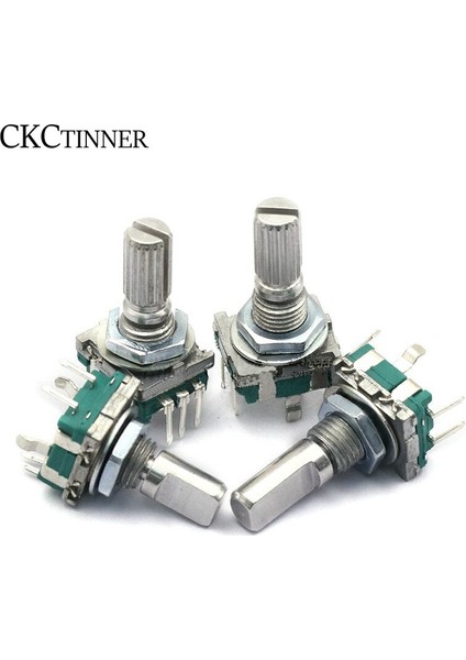 Adet Erik Kolu 15MM 20MM Döner Kodlayıcı Kodlama ANAHTARI/EC11/5 Pinli Anahtar ile Dijital Potansiyometre (Yurt Dışından) fiyatları