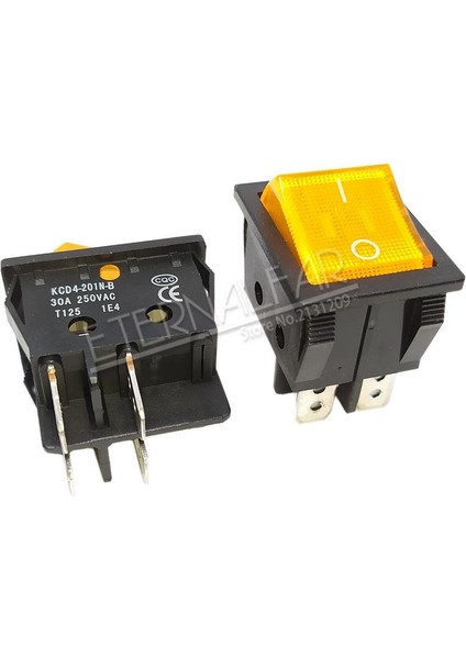 Kcd4 Elektrikli Kaynak Makinesi Anahtarı Gemi Tipi Anahtarı Kırmızı Işık ile 30A 250 V Ac Elektrikli Fırın Elektrikli Isıtıcı Anahtarı 4pın T8555 (Yurt Dışından) fiyatları