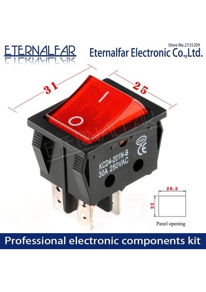 Kcd4 Elektrikli Kaynak Makinesi Anahtarı Gemi Tipi Anahtarı Kırmızı Işık ile 30A 250 V Ac Elektrikli Fırın Elektrikli Isıtıcı Anahtarı 4pın T8555 (Yurt Dışından) fırsatları
