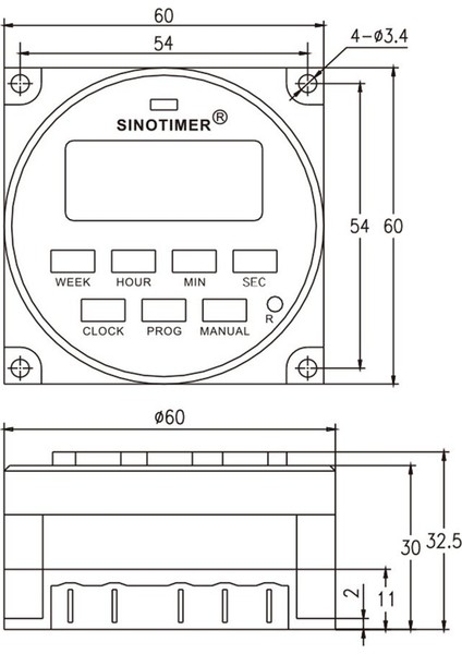 Sınotımer 24V/110V/220V 7gün Haftalık Programlanabilir Dijital Zaman Anahtarı Elektrikli Cihazlar Için Röle Zamanlayıcı Kontrolü 8 On/off Ayarı (Yurt Dışından) fırsatları
