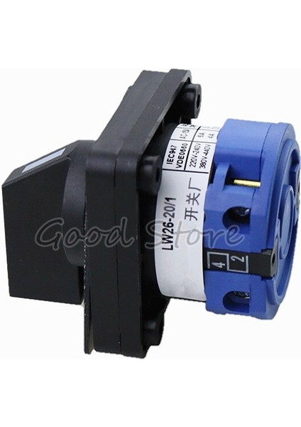 Yüksek Kaliteli LW26-20/1 Açık/kapalı 2 Pozisyon 2 Kutuplu 4 Terminal Ca-10 440V Ui 660V 20A Döner Kam Anahtarı (Yurt Dışından) indirimleri