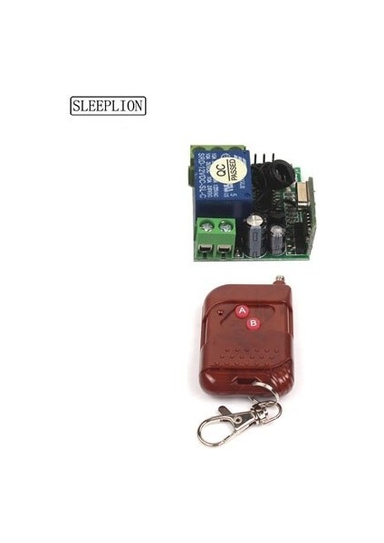Sleeplion Kapı Erişim Kontrol Sistemi 12 V 1ch Kablosuz Uzaktan Kumandalı Anahtar Uzaktan Kumanda Işık Anahtarı Alıcı 315/433 Mhz (Yurt Dışından)