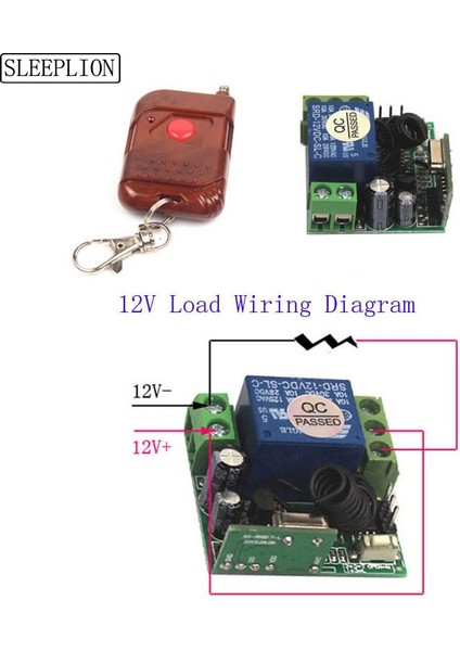 Sleeplion Kapı Erişim Kontrol Sistemi 12 V 1ch Kablosuz Uzaktan Kumandalı Anahtar Uzaktan Kumanda Işık Anahtarı Alıcı 315/433 Mhz (Yurt Dışından) fiyatları