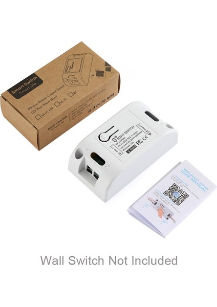 Qıachıp Evrensel Wifi Duvar Anahtarı 433 Mhz Kablosuz Uzaktan Kumanda Domotica Işık Akıllı Ev Rf Röle Modülü Alexa Dıy ile Çalışmak (Yurt Dışından)