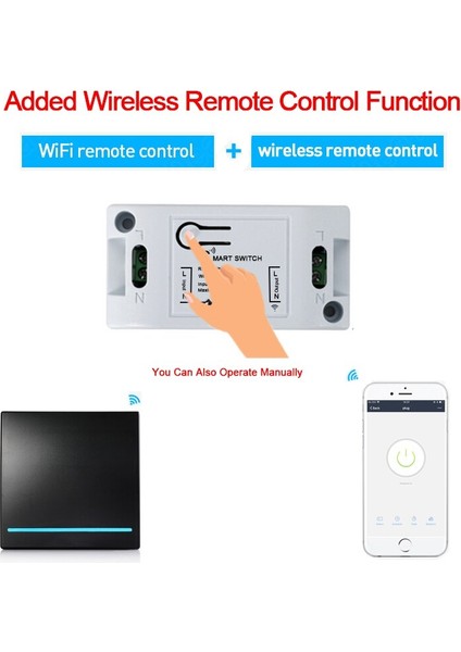 Qıachıp Evrensel Wifi Duvar Anahtarı 433 Mhz Kablosuz Uzaktan Kumanda Domotica Işık Akıllı Ev Rf Röle Modülü Alexa Dıy ile Çalışmak (Yurt Dışından) fırsatları