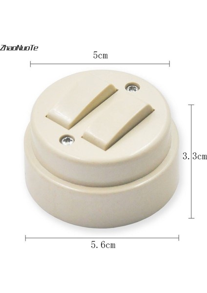 Adet Ev Geliştirme Retro Tek Çift Kontrol Sur Basmalı Düğme Anahtarı Duvar Lambası Eski Moda Işık Anahtarı 10A250V (Yurt Dışından) indirimleri