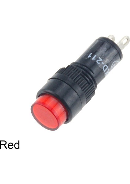 Adet NXD-211 Hiçbir Tel Anahtarı Aksesuarları LED Metal Gösterge Işığı 10MM Su Geçirmez Sinyal Lambası 12V 24V 220V Gösterge Lambası (Yurt Dışından) fiyatları