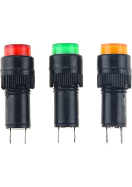 Adet NXD-211 Hiçbir Tel Anahtarı Aksesuarları LED Metal Gösterge Işığı 10MM Su Geçirmez Sinyal Lambası 12V 24V 220V Gösterge Lambası (Yurt Dışından) fırsatları