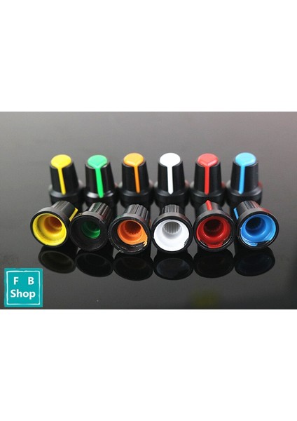 10 Adet/grup 6mm Mil Delik Çapı Plastik Dişli Tırtıllı Potansiyometre Topuzları Kapakları (Yurt Dışından) modelleri