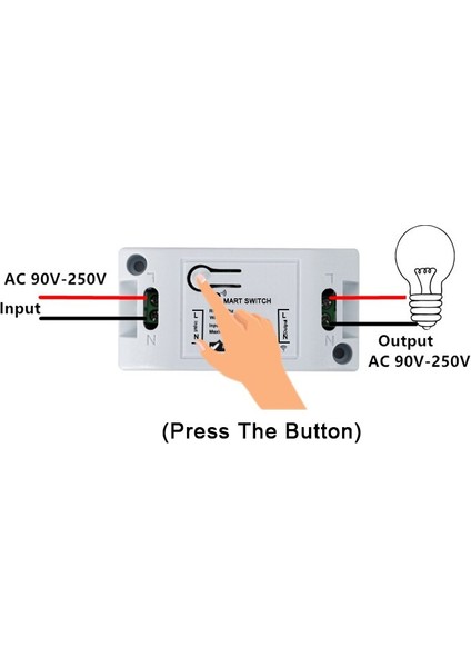 Qıachıp Wifi 433MHZ 1 Ch Rf Röle Uzaktan Kumanda Anahtarı Alıcı 110V 220V Akıllı Ev Kablosuz Işık Anahtarı Akıllı Ev Tuya App (Yurt Dışından) indirimleri