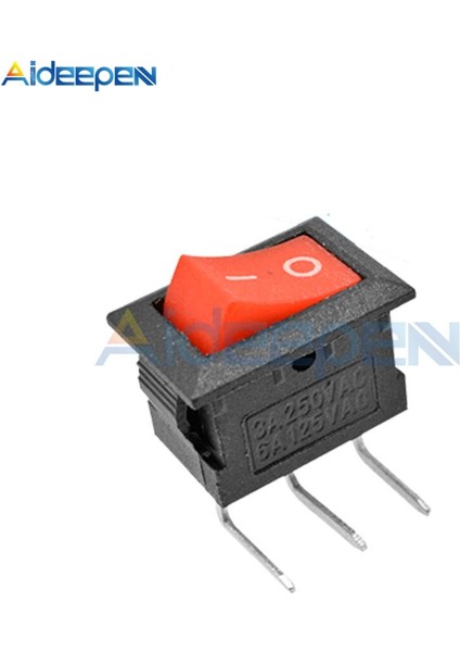 KCD11 Basmalı Düğme Anahtarı 10X15MM 2pin 3pin 3A 250V Snap-In On-Off On-Off-On Tekne Rocker Düğmesi Anahtarı Siyah Kırmızı ve Beyaz (Yurt Dışından) modelleri