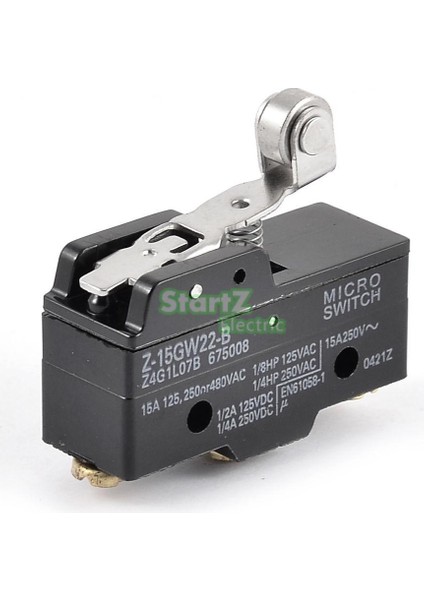 Kısa Makaralı Menteşe Normalde Açık/kapalı Kollu Limit Anahtarı Z-15GW22-B (Yurt Dışından)