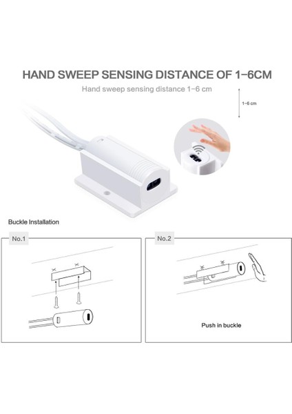 Yeni Ir El Süpürme Sensörü Akıllı Anahtar Dc 12 V/24 V Interrupteur Dc 2510 Konektörü El Dalga Işığı Hareket Anahtarı LED Şeritler (Yurt Dışından) fırsatları