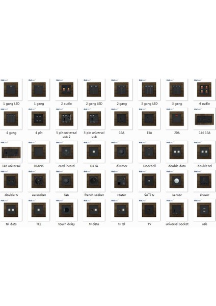 Güç Sıfırlama Anahtarı Wallpad Lüks Duvar Işık Anahtarı Metal Ahşap Tasarım Basmalı Düğme Anahtarları Sıfırlama Anlık Kapı Zili Anahtarı (Yurt Dışından) fırsatları