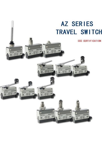 Chzjttdq Mikro Anahtar Az -7141.AZ-7110.AZ-7121.AZ-7311.AZ-7100.AZ-7166.AZ-7124KÜÇÜK Yatay Strok Anahtarı Limit Anahtarı Sıfırlama (Yurt Dışından) fiyatları