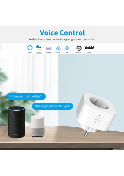 16A Zigbee / Wifi Akıllı Priz Güç Enerji Monitörü ile Ab Çoklu Fiş Tuya App Kontrolü Alexa Google Assistant ile Çalışır (Yurt Dışından)