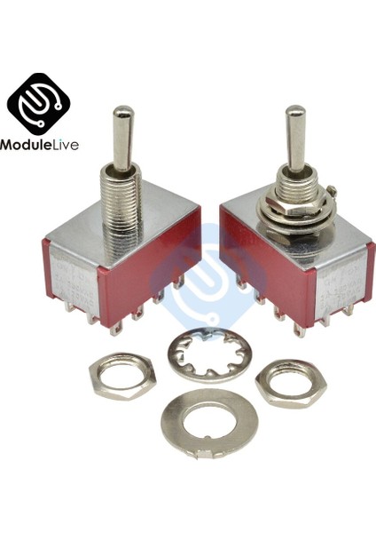 MTS-403 6mm Geçiş Anahtarı Tek Kutuplu Çift Atışlı Spdt On-On 120V 5A 1/4 Inç Montaj 13*22MM (MTS403) 3 Pozisyon 12PIN (Yurt Dışından) fiyatları