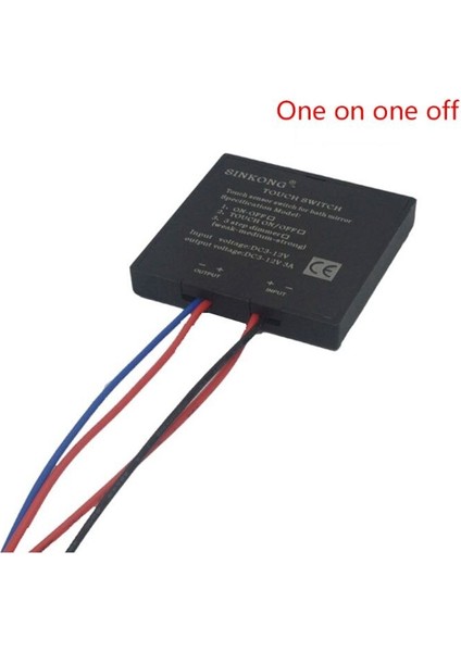 5-12V Banyo Aynası Anahtarı Dokunmatik Değiştirme Sensörü LED Işık Ayna Far Iç Dekorasyon Malzemeleri (Yurt Dışından)