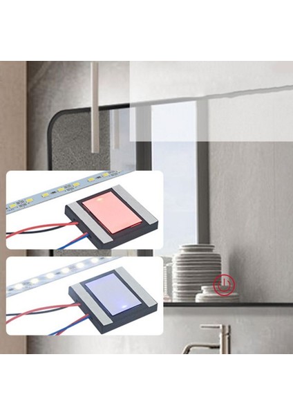5-12V Banyo Aynası Anahtarı Dokunmatik Değiştirme Sensörü LED Işık Ayna Far Iç Dekorasyon Malzemeleri (Yurt Dışından) indirimleri