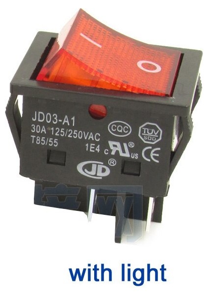 Adet Rocker Anahtarı 30A 250 V Yüksek Güç Büyük Akım Kaynak Makinesi Için Özel (Yurt Dışından)