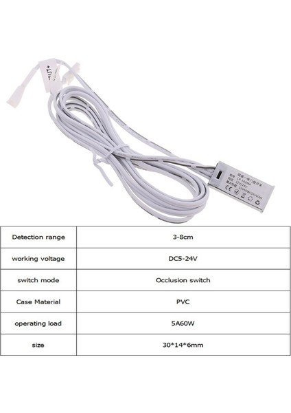 Ootdty 1 Adet 12V/24V Dolap Dolap Işığı Anahtarı Kızılötesi Kapı Kontrol Anahtarı 5A 60W Sensör (Yurt Dışından) fırsatları