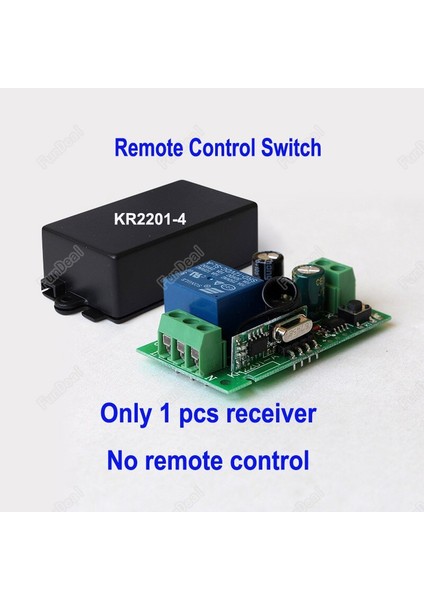 Joydeal 433 Mhz Evrensel Kablosuz Uzaktan Kumanda Anahtarı Ac 120 V 220 V 1ch Röle Alıcı Koridor Odası Ev LED Işık Lambası Anahtarı (Yurt Dışından)