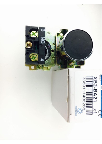 Adet/grup Xb2 BA51 XB2-BA51 Sarıkendini Sıfırlama Anlık Gömme Buton 1 N/o Düz Basmalı Düğme Anahtarı (Yurt Dışından)