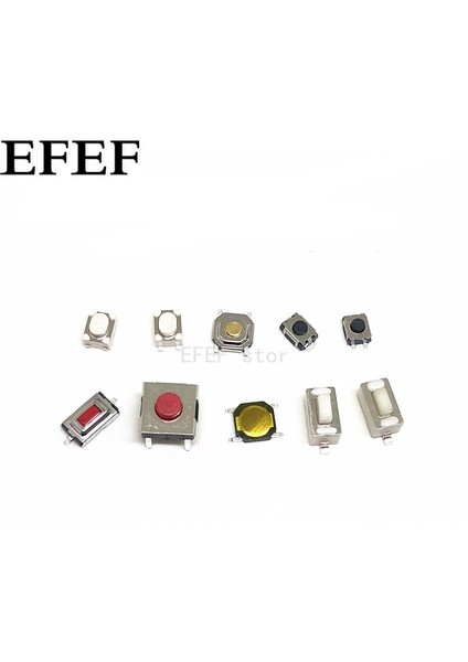 Yüksek Kalite 250 Adet 10 Tip Dokunsal Basma Düğmesi Dokunmatik Anahtarı Uzaktan Tuşlar Düğmesi Mikro Anahtar (Yurt Dışından) fiyatları