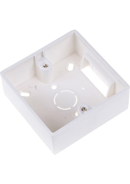 Montaj Kutusu Iç Kaset 86MM*83MM*35MM 86 Tip Anahtar ve Priz Için Beyaz Renk Kablolama Arka Kutusu (Yurt Dışından)