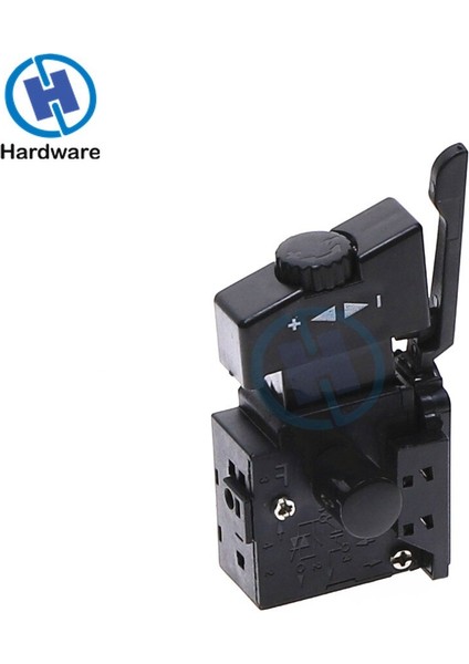 El Matkap Hızını Düzenleyen Ileri ve Geri Anahtarları Fa2-6/1bek Spst Elektrikli Alet Tetik Düğmesi Anahtarı Üzerinde Kilit Siyah (Yurt Dışından)