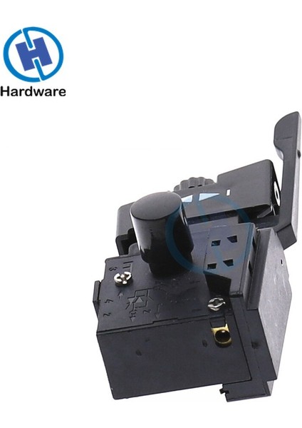 El Matkap Hızını Düzenleyen Ileri ve Geri Anahtarları Fa2-6/1bek Spst Elektrikli Alet Tetik Düğmesi Anahtarı Üzerinde Kilit Siyah (Yurt Dışından) fırsatları