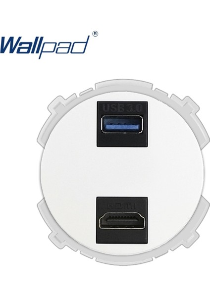 Wallpad HDMI USB 3.0 Duvar Soketi Fonksiyon Tuşu Yalnızca Veri Iletimi Için Ücretsiz Kombinasyon (Yurt Dışından) modelleri