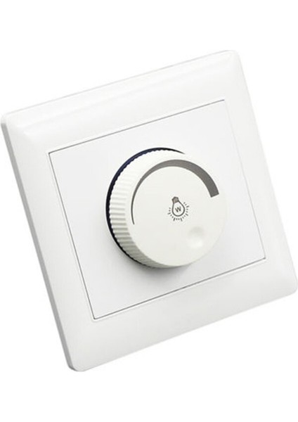 Ingıltere Dönen Triyak LED Dimmer Anahtarı Duvar Soketi Işık Lambası 100 W 220 ~ 250 V Gizli Dimmer Anahtarı Aydınlatma Yedek Parçaları (Yurt Dışından)