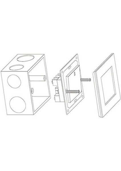 Ingıltere Dönen Triyak LED Dimmer Anahtarı Duvar Soketi Işık Lambası 100 W 220 ~ 250 V Gizli Dimmer Anahtarı Aydınlatma Yedek Parçaları (Yurt Dışından) fırsatları