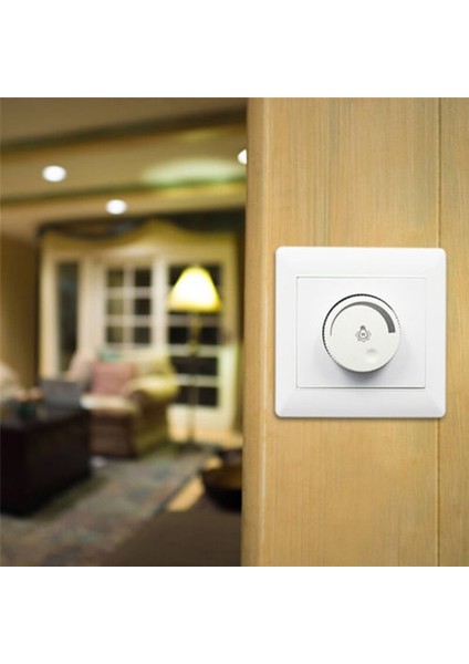 Ingıltere Dönen Triyak LED Dimmer Anahtarı Duvar Soketi Işık Lambası 100 W 220 ~ 250 V Gizli Dimmer Anahtarı Aydınlatma Yedek Parçaları (Yurt Dışından) indirimleri