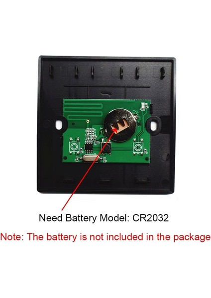 Qıachıp 433 Mhz Kablosuz Rf Uzaktan Kumanda Anahtarı Ac 110 V 220 V Lamba Işığı LED Kablosuz Anahtarları Koridor Odası Duvar Paneli Anahtarı (Yurt Dışından)