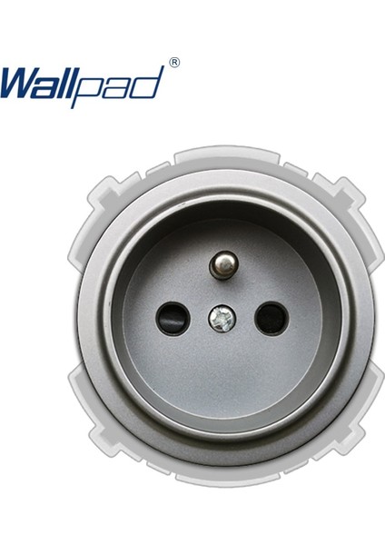 Wallpad Gümüş Duvar Işık Anahtarı LED Göstergesi Duvar Prizi Elektrik Çıkışı Fonksiyon Tuşu Sadece Dıy Ücretsiz Kombinasyon (Yurt Dışından) indirimleri