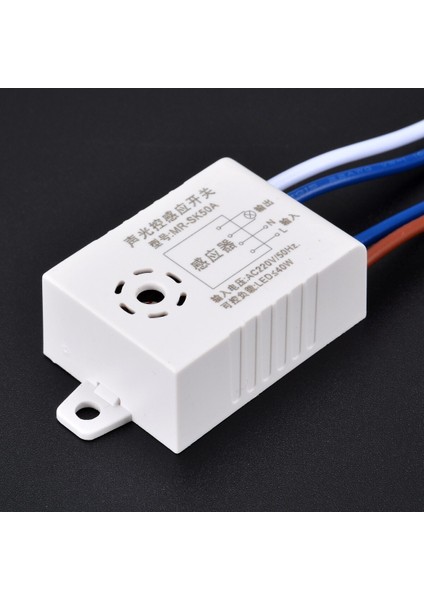 Otomatik Ses Işık Sensörü Anahtarı 220 V 38X27X16MM Açık Kapalı Koridor Merdiven Sokak Işık Anahtarı Fotoğraf Kontrolü Ses Ses Sens (Yurt Dışından) fırsatları