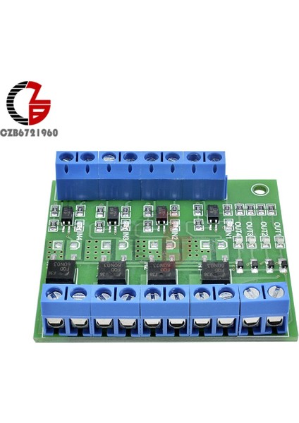 Mos Fet 4 Kanal Darbe Tetik Anahtarı Denetleyici Kurulu Pwm Optocoupler Opto Izolatör Sürücü Kartı Motor LED Işık Için (Yurt Dışından) fiyatları