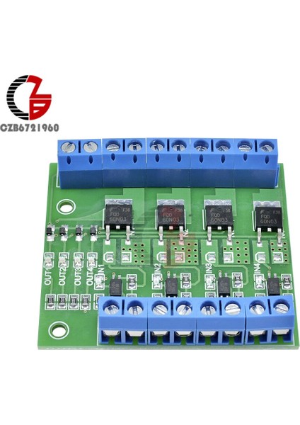 Mos Fet 4 Kanal Darbe Tetik Anahtarı Denetleyici Kurulu Pwm Optocoupler Opto Izolatör Sürücü Kartı Motor LED Işık Için (Yurt Dışından) modelleri