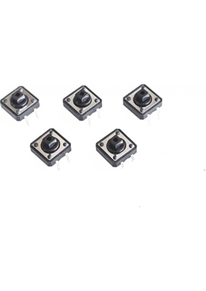 Renkli Akıllı Elektronik Dokunsal Düğme Anahtarı Anlık 12*12*7.3 mm Anahtar Düğmesi + 5 Renkli Işık Dokunmatik Kapak (Yurt Dışından) fırsatları