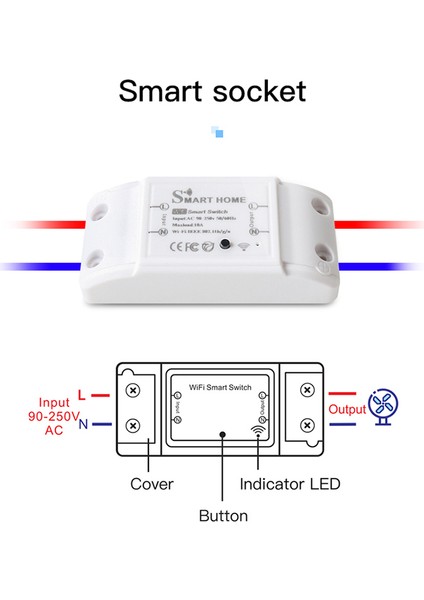 10A 90-250V Wifi Akıllı Işık Anahtarı Modülü Evrensel Kesici Zamanlayıcı Uygulaması Ses Kontrolü Açma-Kapama Cihazı Alexa Google Ev Homekit (Yurt Dışından) fiyatları