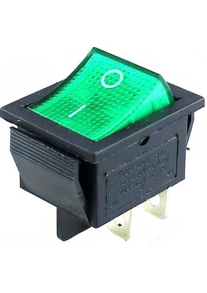 Mandallama Basmalı Anahtar Güç Anahtarı I/o 4 Pimli Işık 16A 250VAC 20A 125VAC Kcd4 (Yurt Dışından) fırsatları